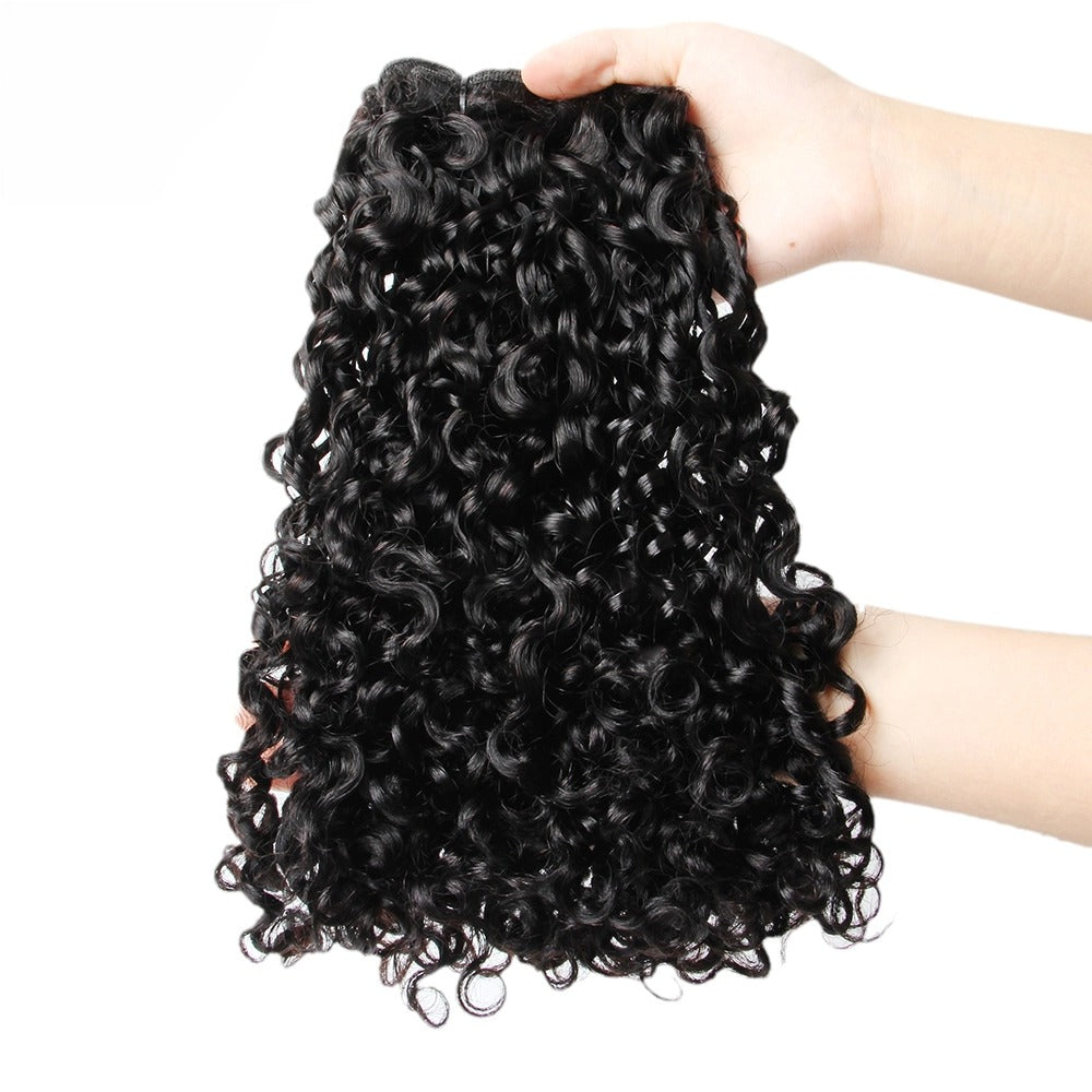 Dialove Hair Double Drawn Vietnamese Pixie Curl Bundles – 100% Virgin Human Hair Extensions 10-22 Inch