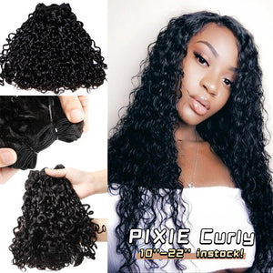 Dialove Hair Double Drawn Vietnamese Pixie Curl Bundles – 100% Virgin Human Hair Extensions 10-22 Inch