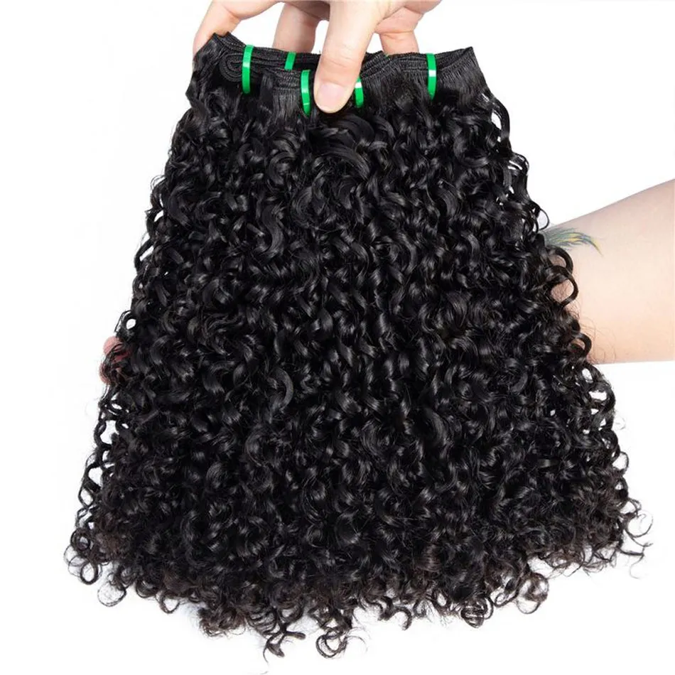 Dialove Hair Double Drawn Vietnamese Pixie Curl Bundles – 100% Virgin Human Hair Extensions 10-22 Inch