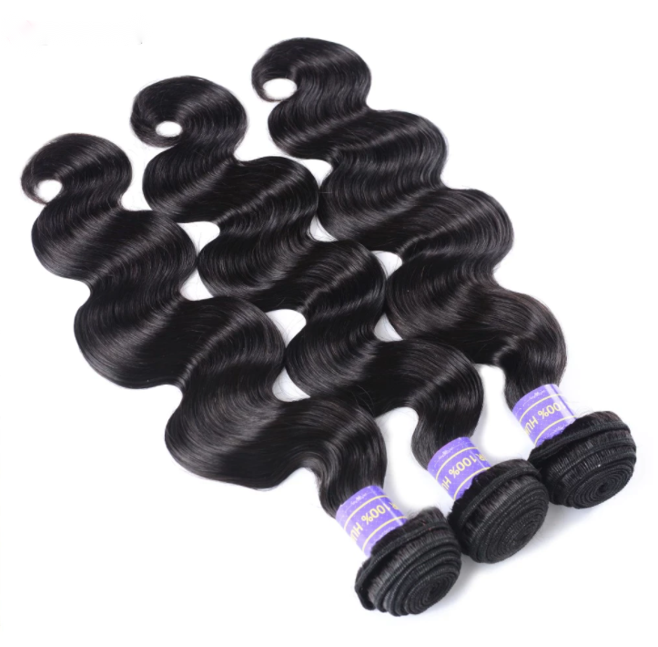 10A Dialove Brazilian Hair Bundles Body Wave Human Hair Extensions Long Remy Hair Natural Color 1/3/4 Piece Hair Weave