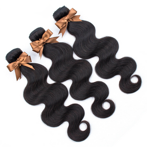 Dialove Peruvian Hair Bundles Body Wave Human Hair Extensions Long Remy Hair Natural Color 1/3/4 Piece Hair Weave