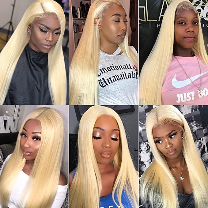 613 Lace Front Wig Human Hair 13x4 Blonde Lace front Wigs Human Hair Wigs For Black Women 150% Density