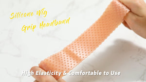 30 Pieces Silicone Grip Wig Band Adjustable Silicone Wig Headband Fix