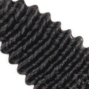 <transcy>10A brésilien vague profonde cheveux armure paquets 1 pc / lot 100% Extensions de cheveux humains 12-26 &quot;couleur naturelle Remy cheveux trame</transcy>