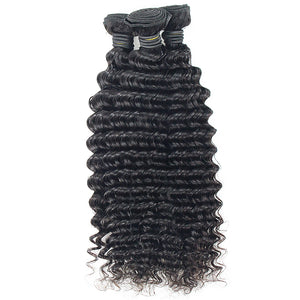 <transcy>10A brésilien vague profonde cheveux armure paquets 1 pc / lot 100% Extensions de cheveux humains 12-26 &quot;couleur naturelle Remy cheveux trame</transcy>